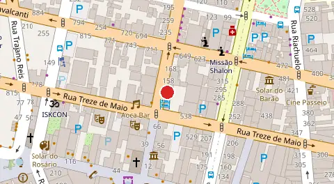 Mapa da localização