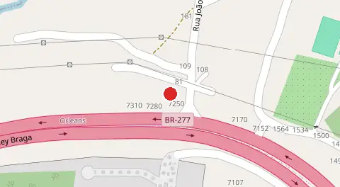 Mapa da localização