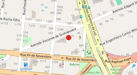 Mapa da localização