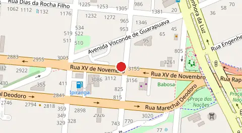 Mapa da localização