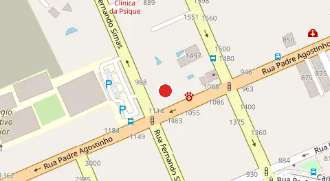 Mapa da localização