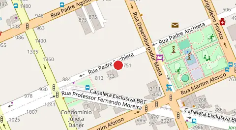 Mapa da localização