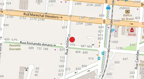 Mapa da localização