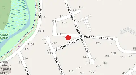 Mapa da localização