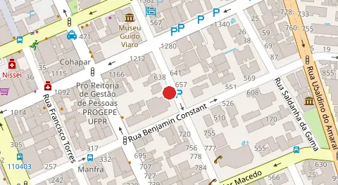 Mapa da localização