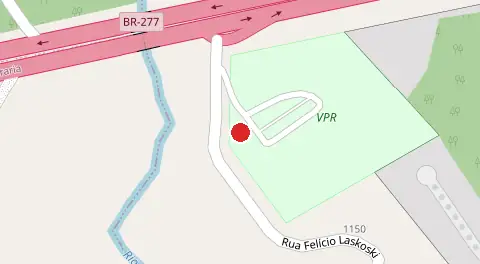 Mapa da localização