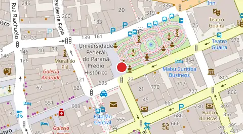 Mapa da localização