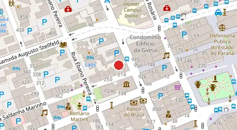 Mapa da localização