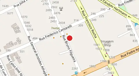 Mapa da localização