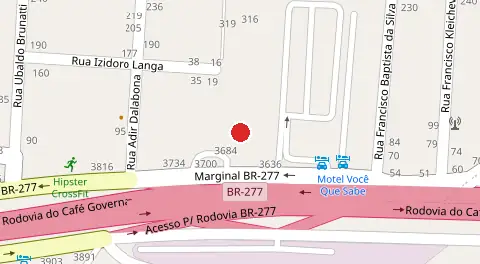 Mapa da localização