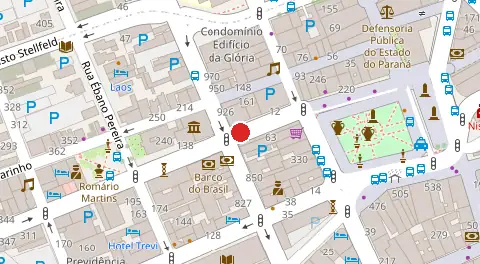 Mapa da localização