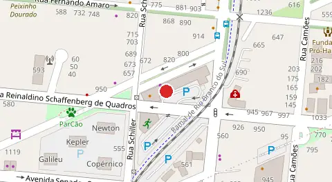 Mapa da localização