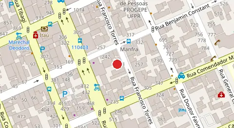 Mapa da localização