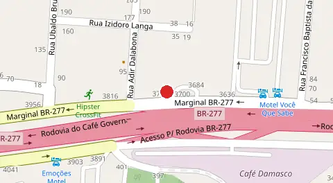 Mapa da localização