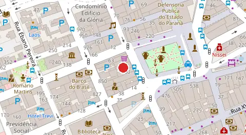 Mapa da localização