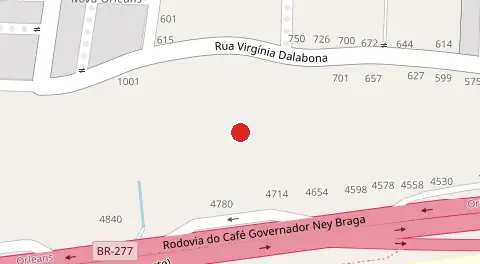 Mapa da localização