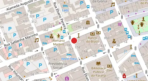 Mapa da localização