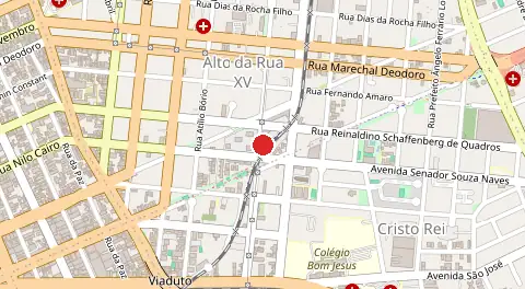 Mapa de Alto da Rua Xv