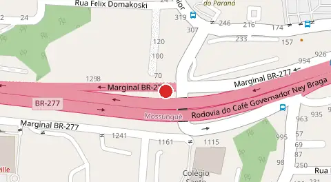 Mapa da localização