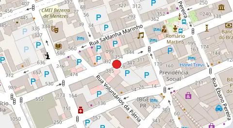 Mapa da localização