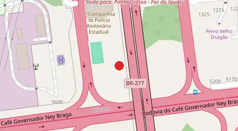 Mapa da localização