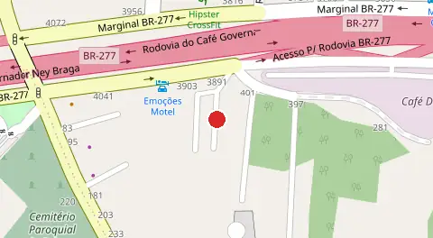 Mapa da localização
