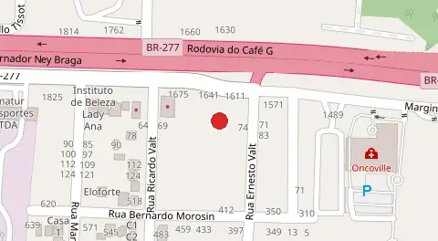 Mapa da localização