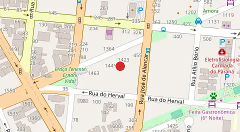 Mapa da localização