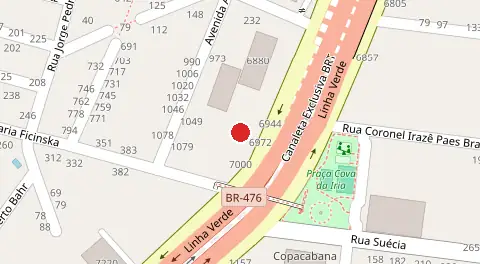 Mapa da localização