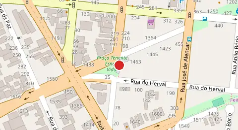 Mapa da localização