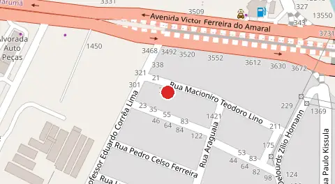 Mapa da localização