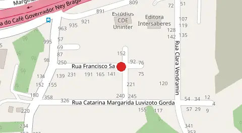 Mapa da localização