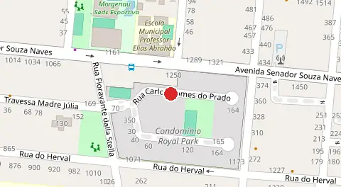 Mapa da localização