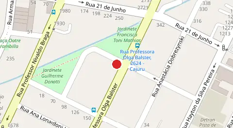 Mapa da localização