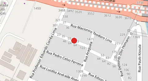 Mapa da localização