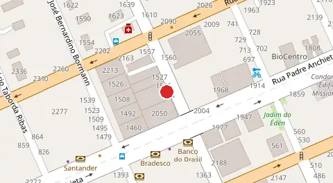 Mapa da localização