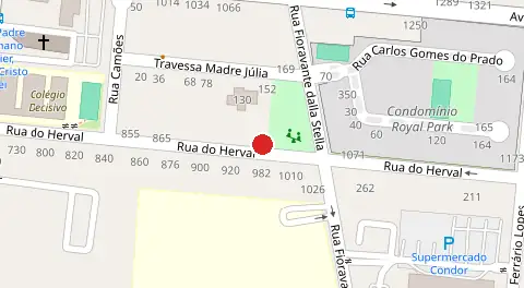 Mapa da localização