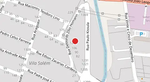 Mapa da localização