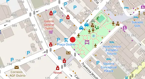Mapa da localização