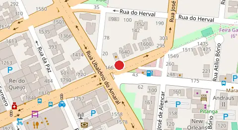 Mapa da localização