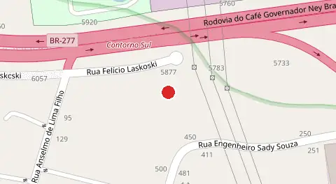 Mapa da localização