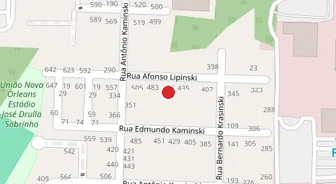 Mapa da localização
