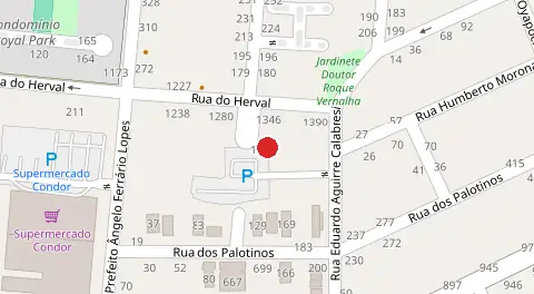 Mapa da localização