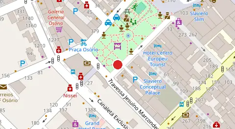Mapa da localização
