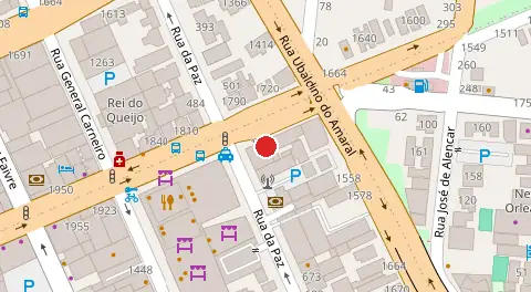 Mapa da localização