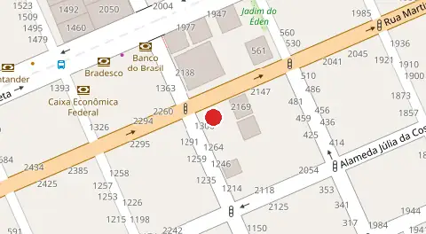 Mapa da localização