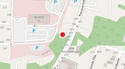 Mapa da localização