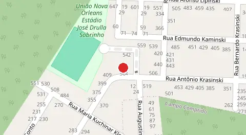 Mapa da localização