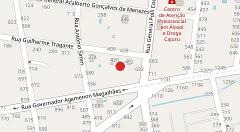 Mapa da localização