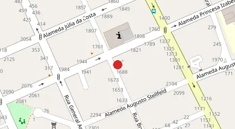 Mapa da localização